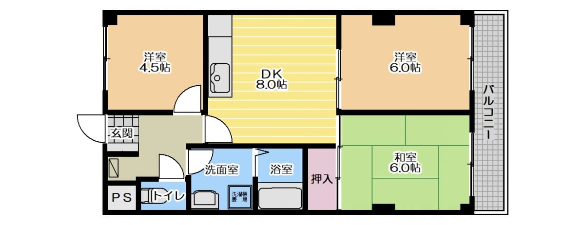 サンビュウ金沢八景201【野島公園駅】【金沢八景駅】3DK
